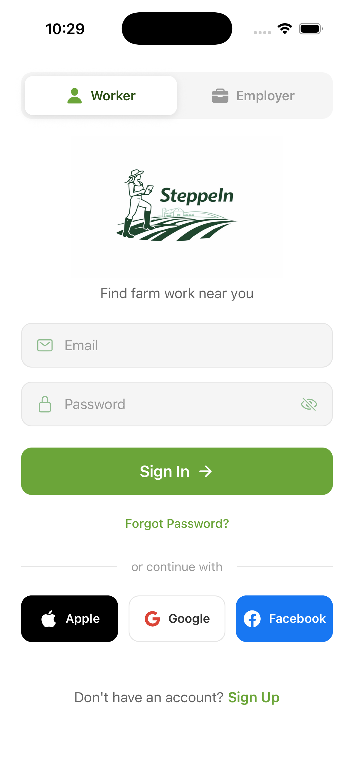 SteppeIn App Login